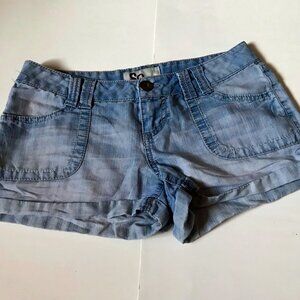 SO Blue Denim Cut-Off Shorts - Size